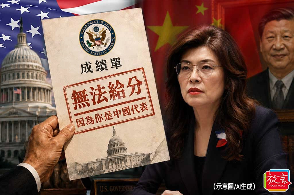 【豁然開朗】美國給鄭麗文的成績單：無法給分，因為你是中國代表