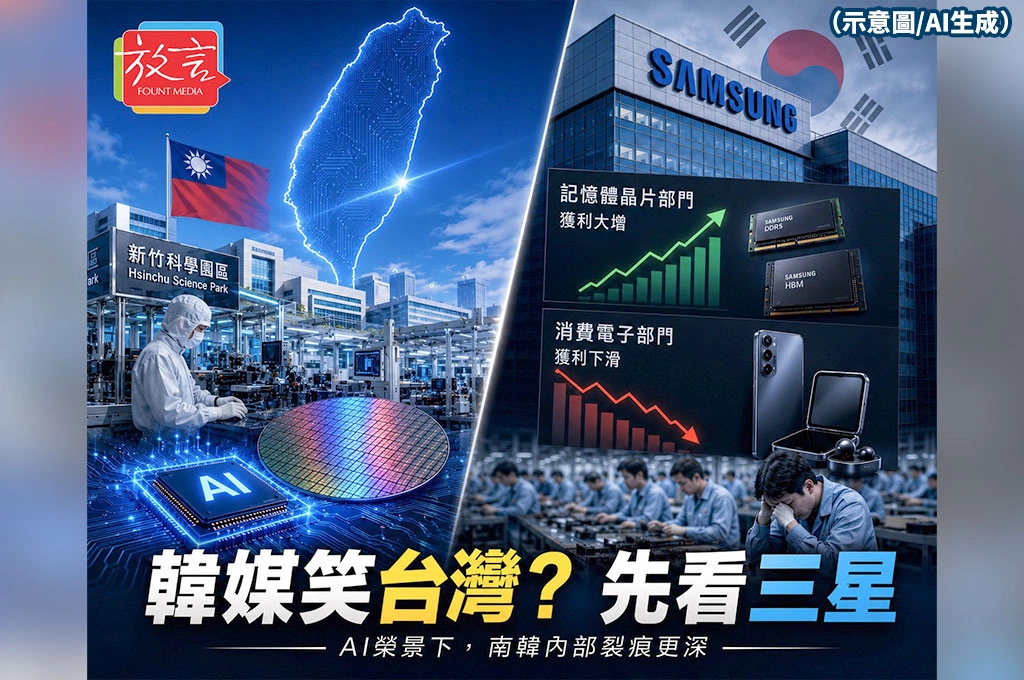 韓媒酸台灣「乞丐超人」！林修民反嗆：有空擔心台灣　不如先看三星內部裂痕