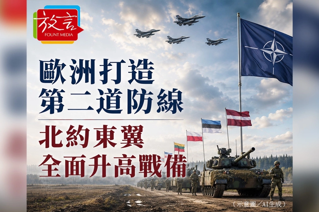 歐洲打造第二道防線　北約東翼全面升高戰備